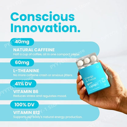 Energy & Focus Nootropic Gum