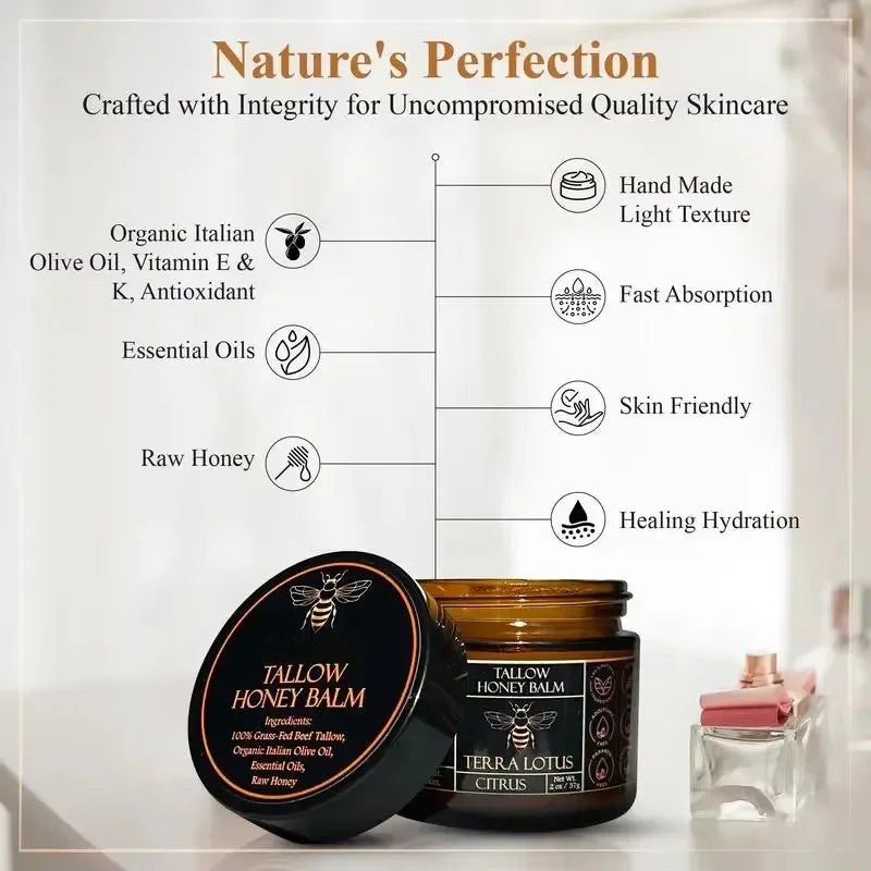 Nourishing Tallow & Honey Moisturizing Cream