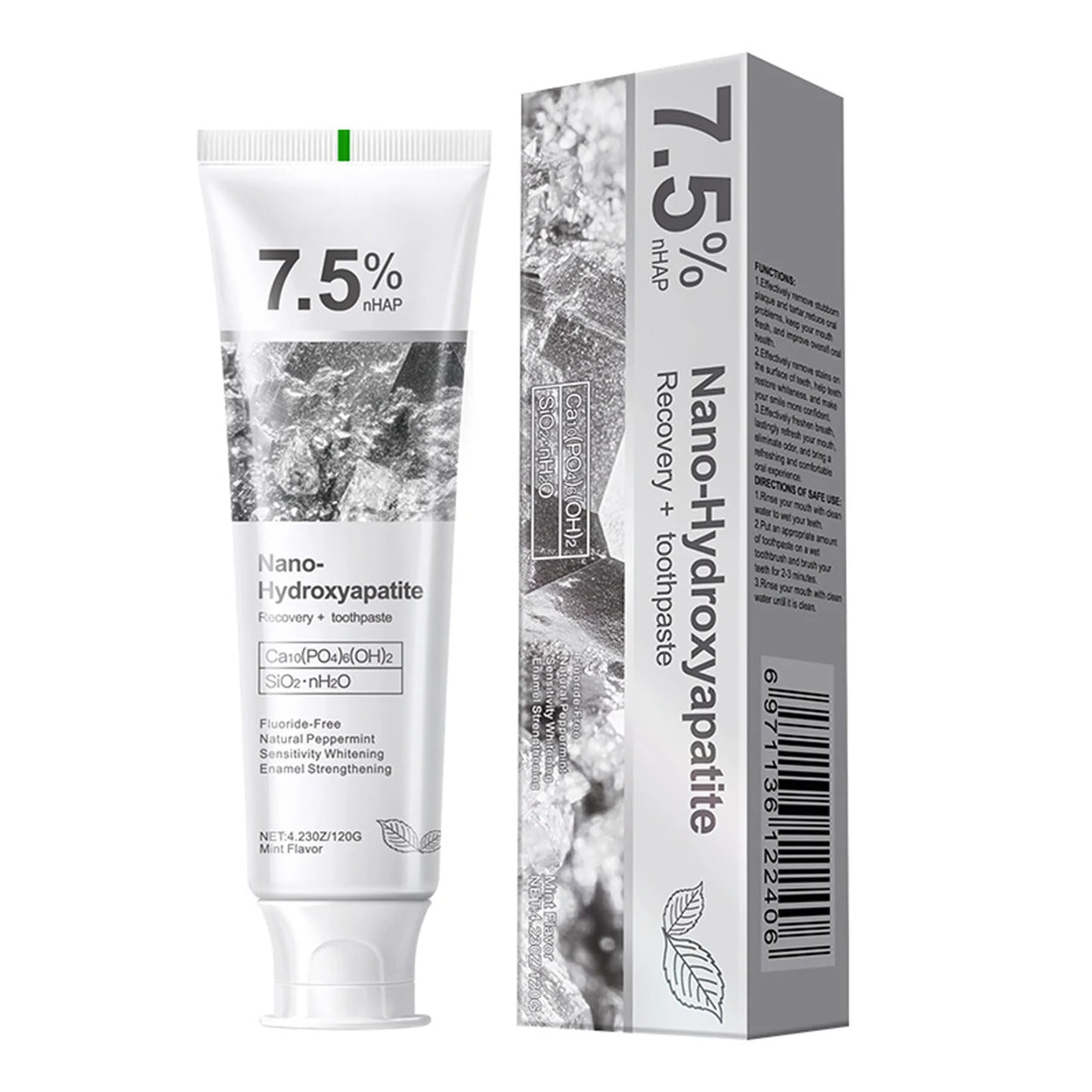 Fluoride-Free Hydroxyaptite Toothpaste