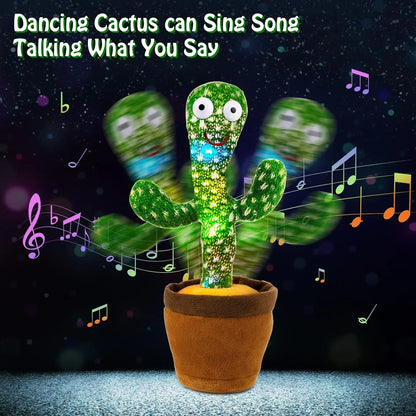 Interactive Dancing & Talking Cactus Toy