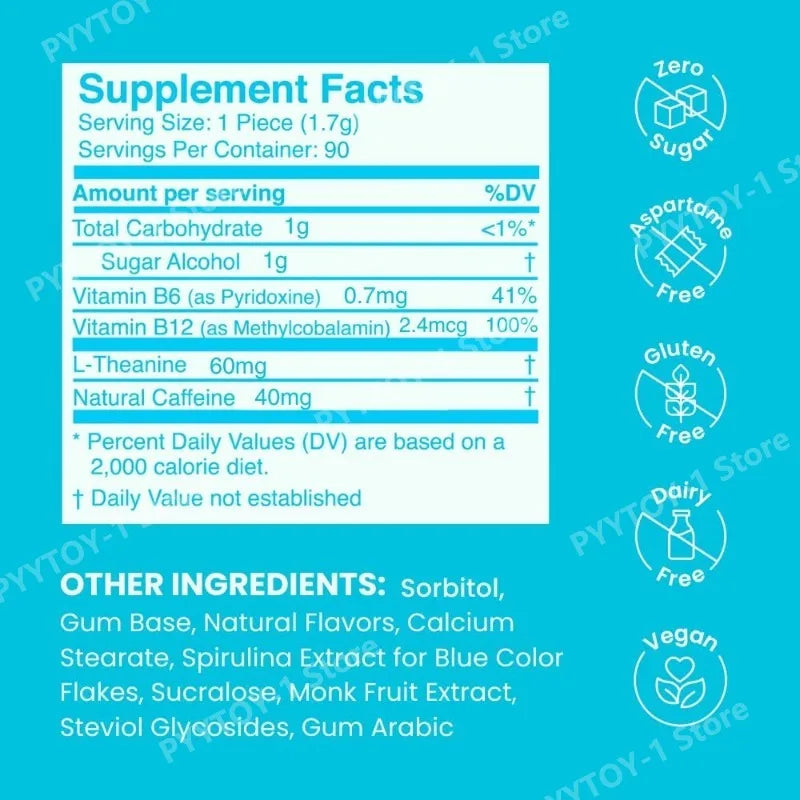 Energy & Focus Nootropic Gum