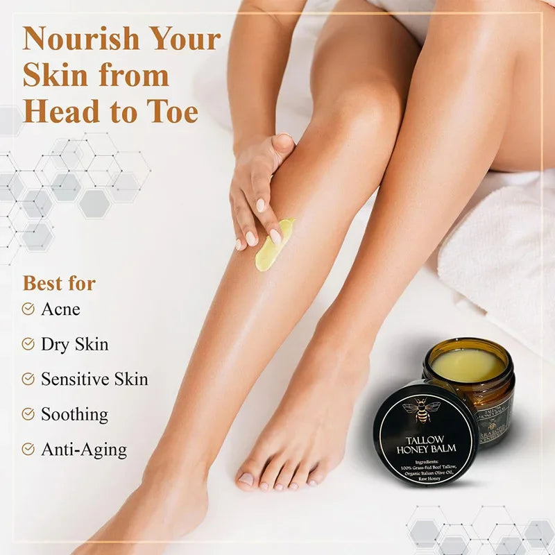 Nourishing Tallow & Honey Moisturizing Cream